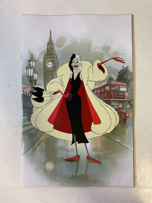 DISNEY VILLAINS : CRUELLA DE VIL #1 NM 1:15 Virgin Joshua Middleton Variant