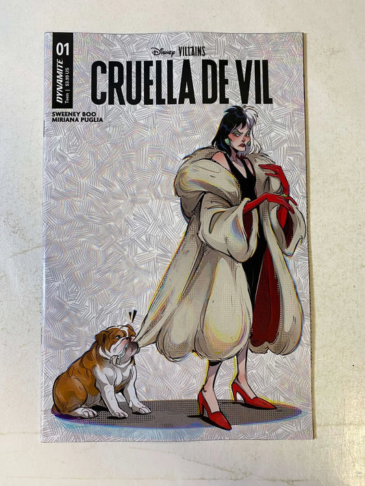 DISNEY VILLAINS : CRUELLA DE VIL #1 NM  Lusky C Variant