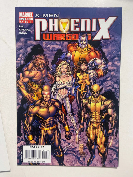X-MEN PHOENIX WARSONG #1-5 NM- Marc Silvestri Covers SET
