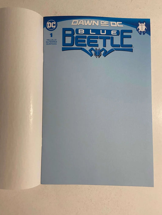 BLUE BEETLE #1 Vol 5 NM  Blank Variant
