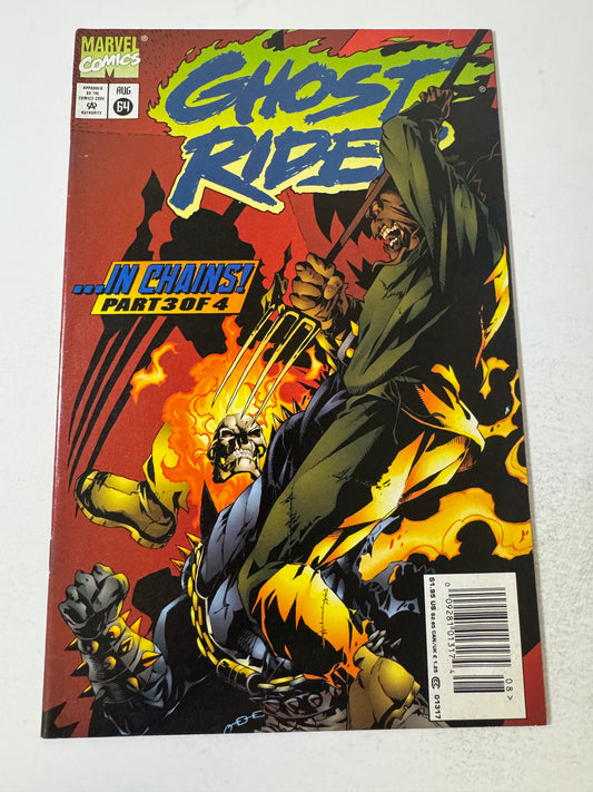 GHOST RIDER #64 Vol 2 FN/VF NEWSSTAND