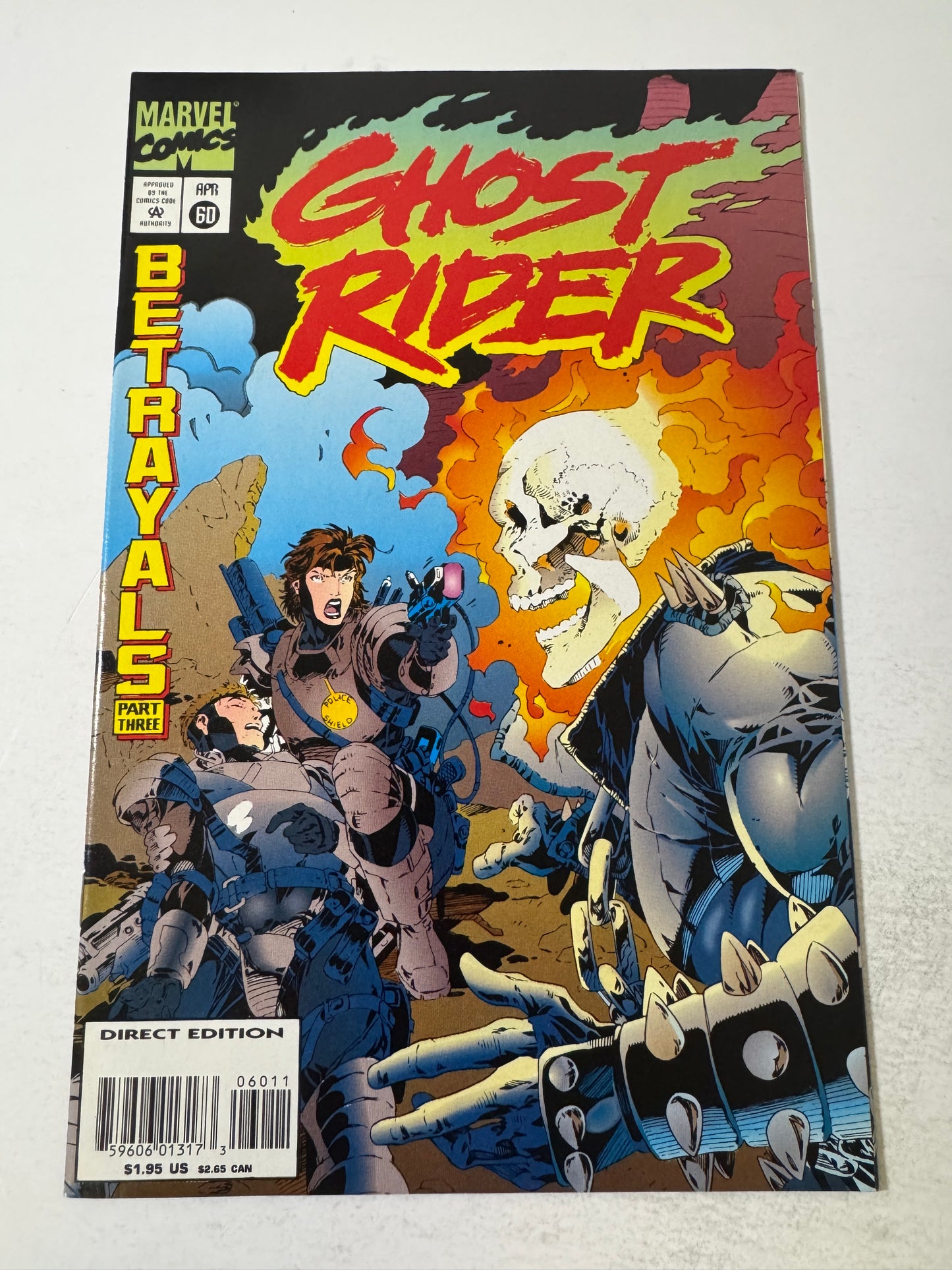 GHOST RIDER #60 Vol 2 NM-