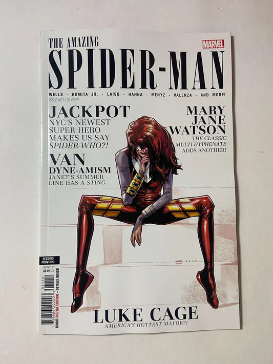 AMAZING SPIDER-MAN #31 Vol 6 NM 2nd Print Humberto Ramos Variant