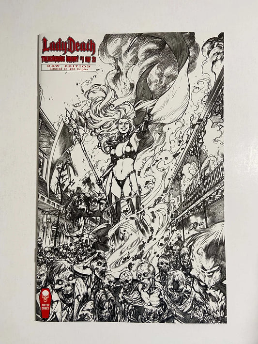 LADY DEATH Treacherous Infamy #1 NM Raw Edition Variant LTD 400