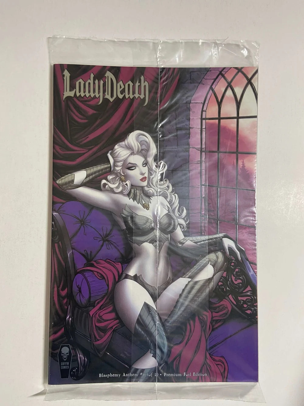 LADY DEATH Blasphemy Anthem #1 NM Premium Foil Edition Variant