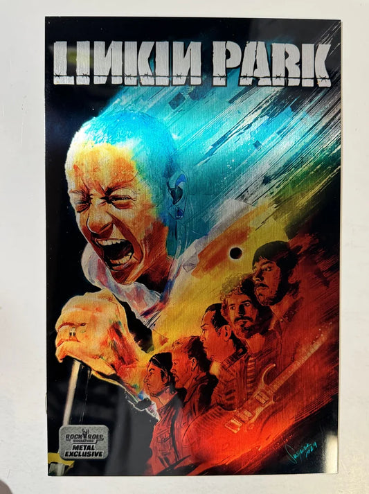 ROCK AND ROLL BIOGRAPHIES: Linkin Park #1 NM 1:10 Virgin Metal Suspiria Variant