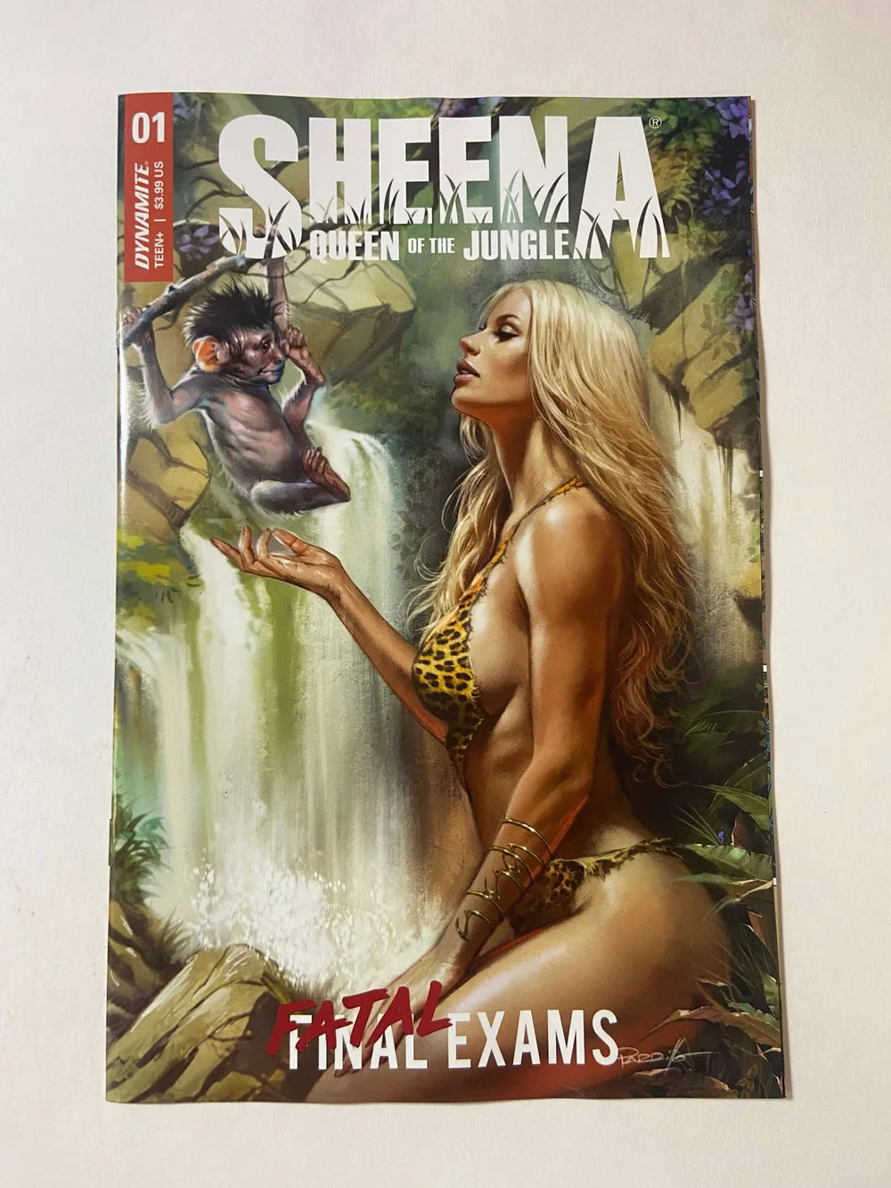 SHEENA QUEEN OF THE JUNGLE Fatal Exams #1 NM Lucio Parrillo Cover