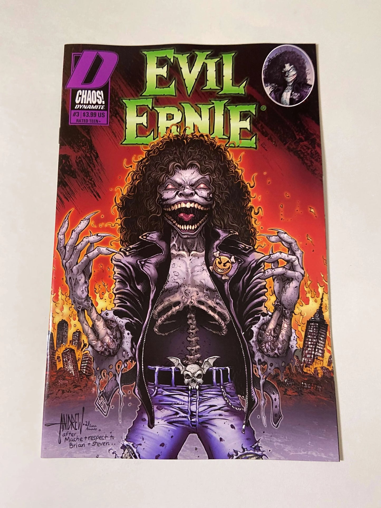 EVIL ERNIE #3 Vol 3 NM Magnam Homage Variant