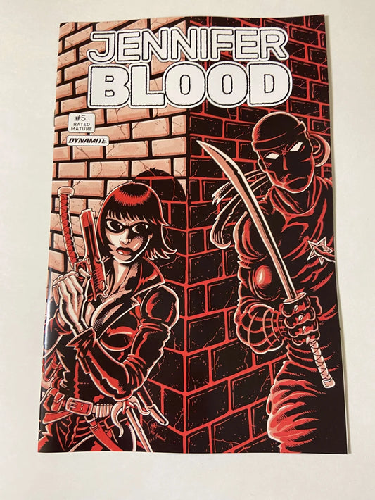 JENNIFER BLOOD #5 NM TMNT Homage Variant