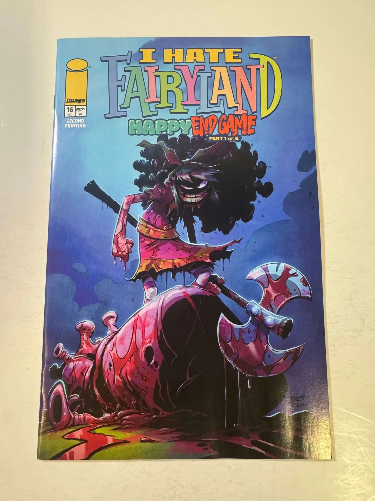 I HATE FAIRYLAND #16 Vol 2 NM 2nd Print Brett Bean Variant