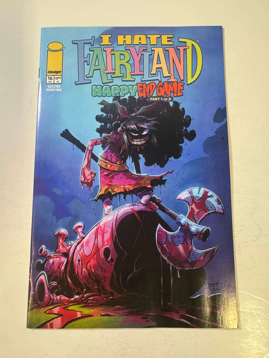 I HATE FAIRYLAND #16 Vol 2 NM 2nd Print Brett Bean Variant