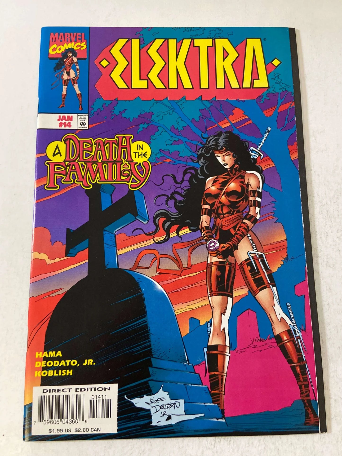 ELEKTRA #14 NM Mike Deodato Jr Cover