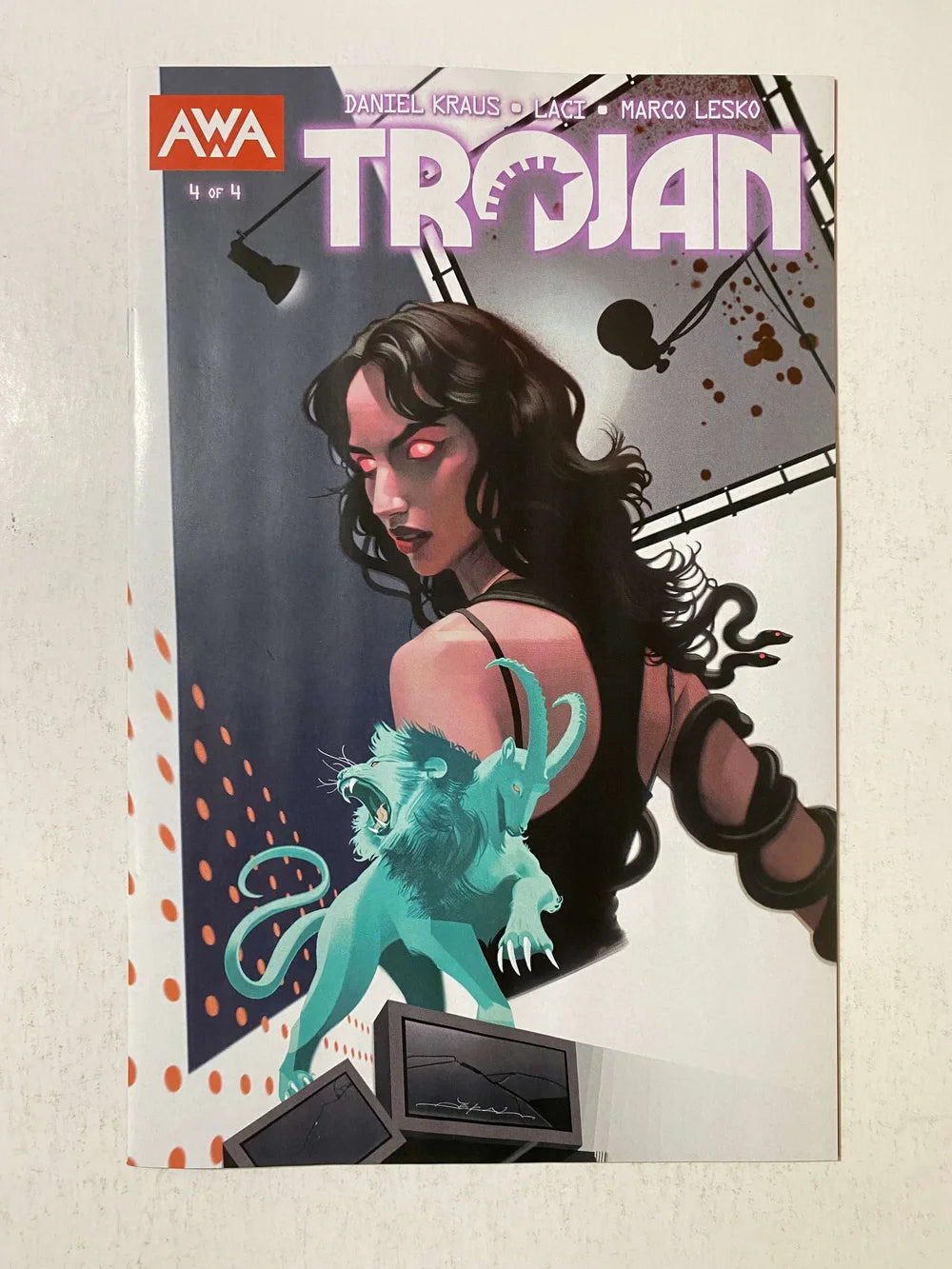 TROJAN #4 NM Jeff Dekal Cover