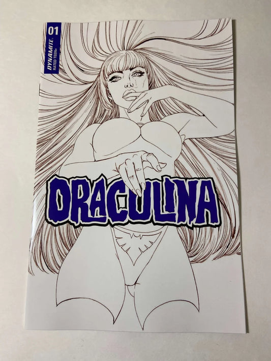 DRACULINA #1 NM 1:25  Guillem March B/W Variant