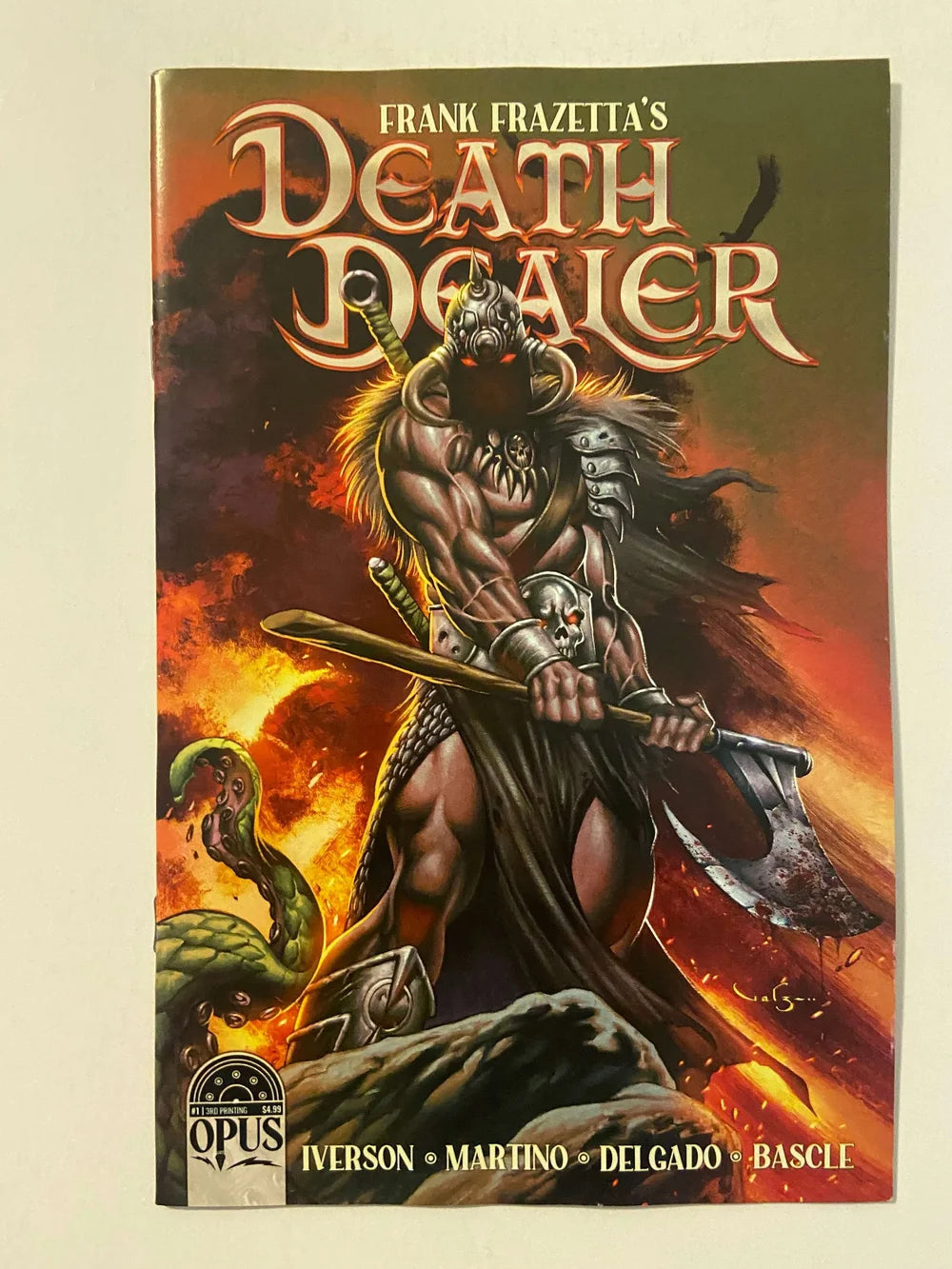 FRANK FRAZETTA'S DEATH DEALER #1 NM 2nd Print Variant (Opus)