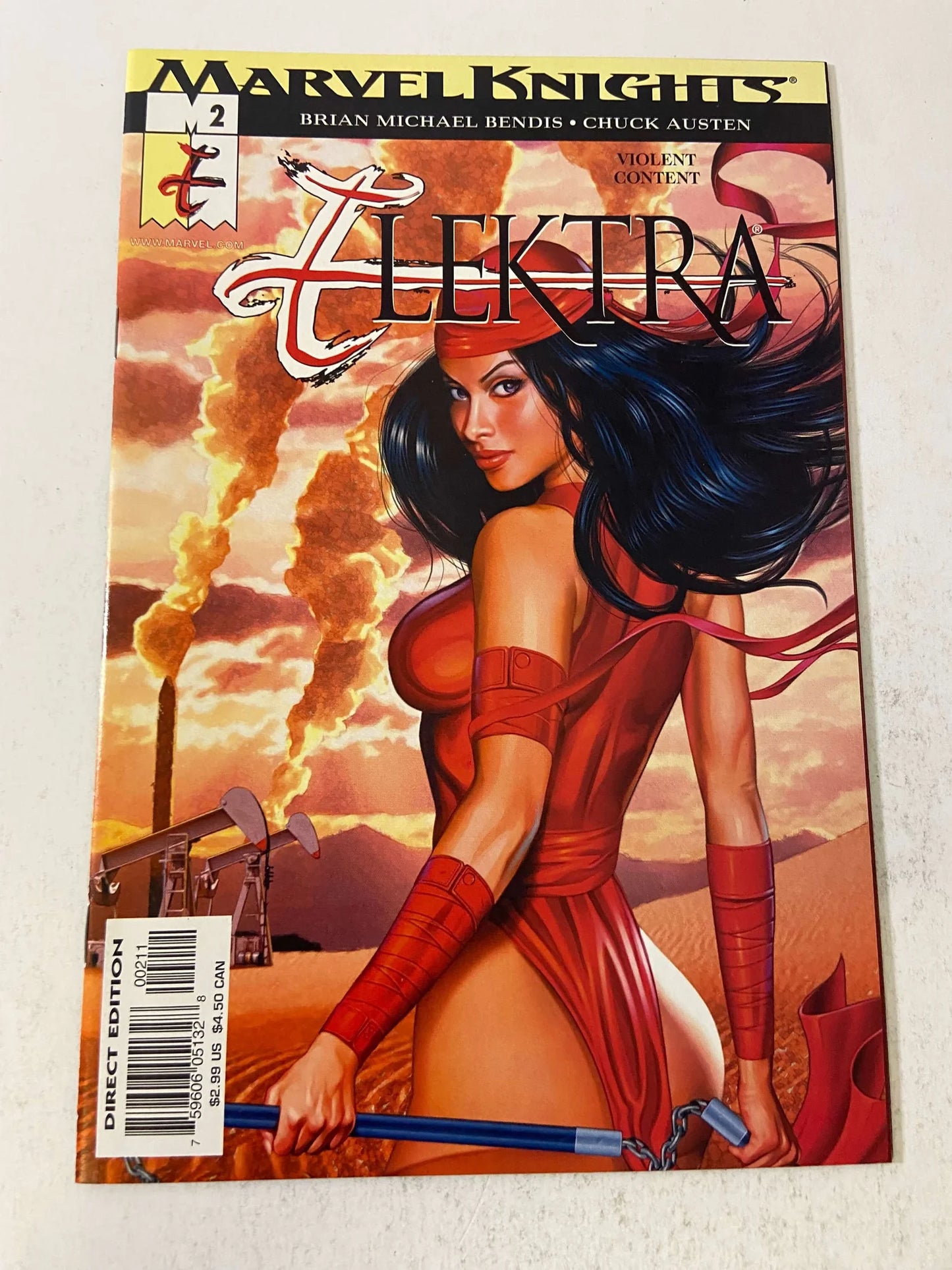 ELEKTRA #2 Vol 2 NM Greg Horn Cover