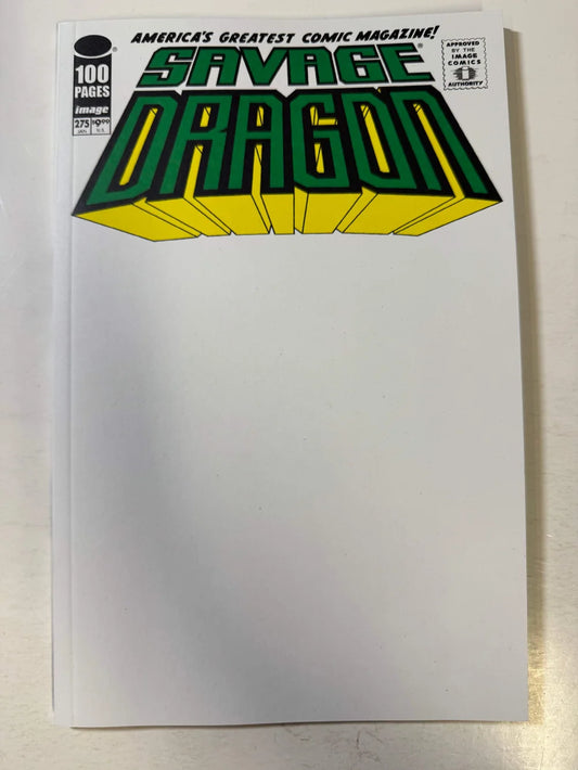 SAVAGE DRAGON #275 Blank Variant