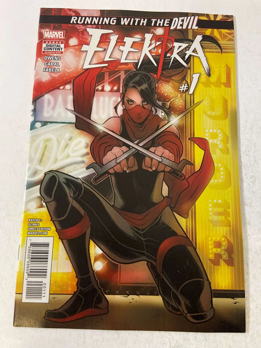 Elektra #1 Vol 4 NM Elizabeth Torque Cover