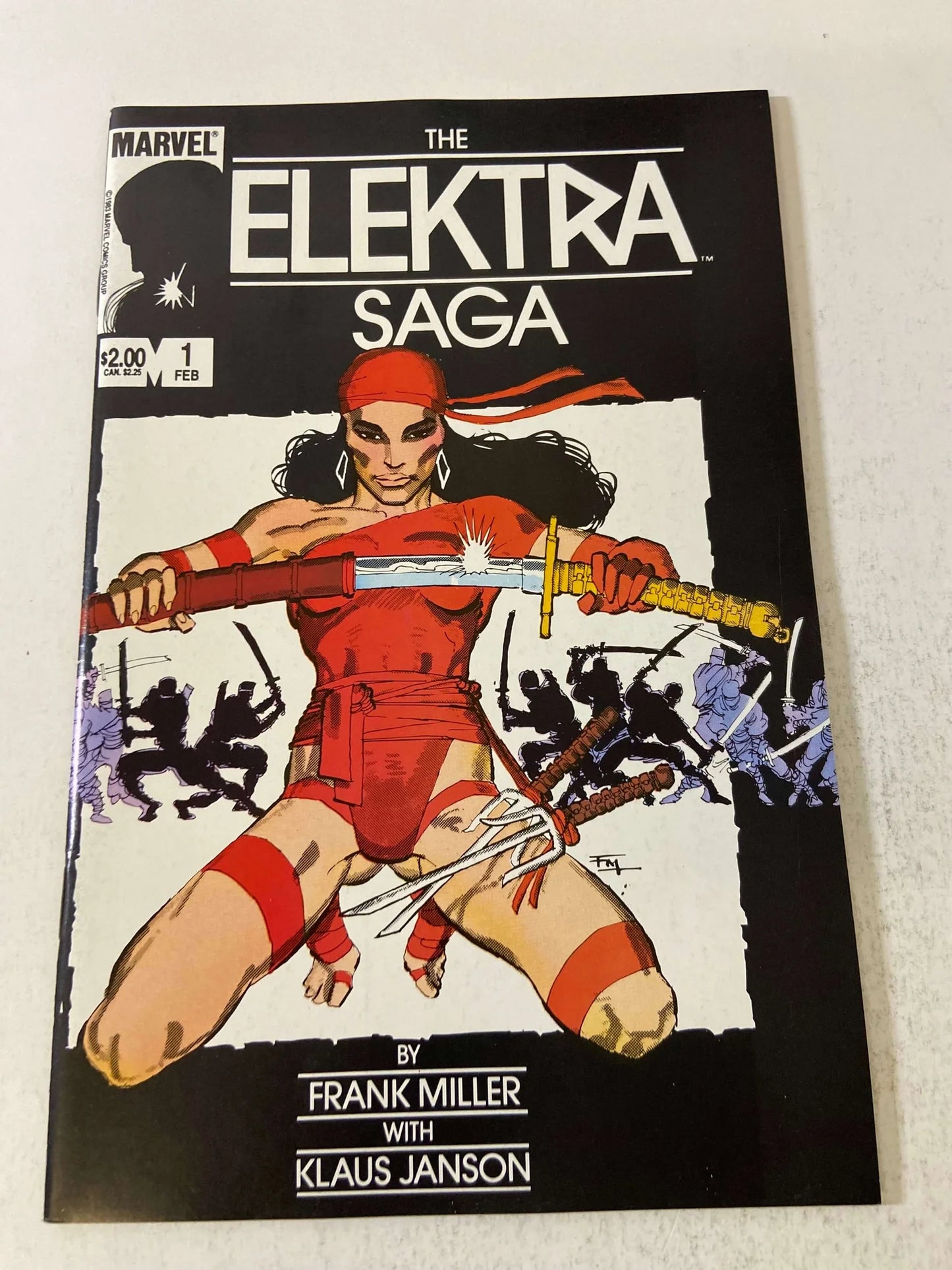 THE ELEKTRA SAGA #1-4 NM Set Frank Miller Covers