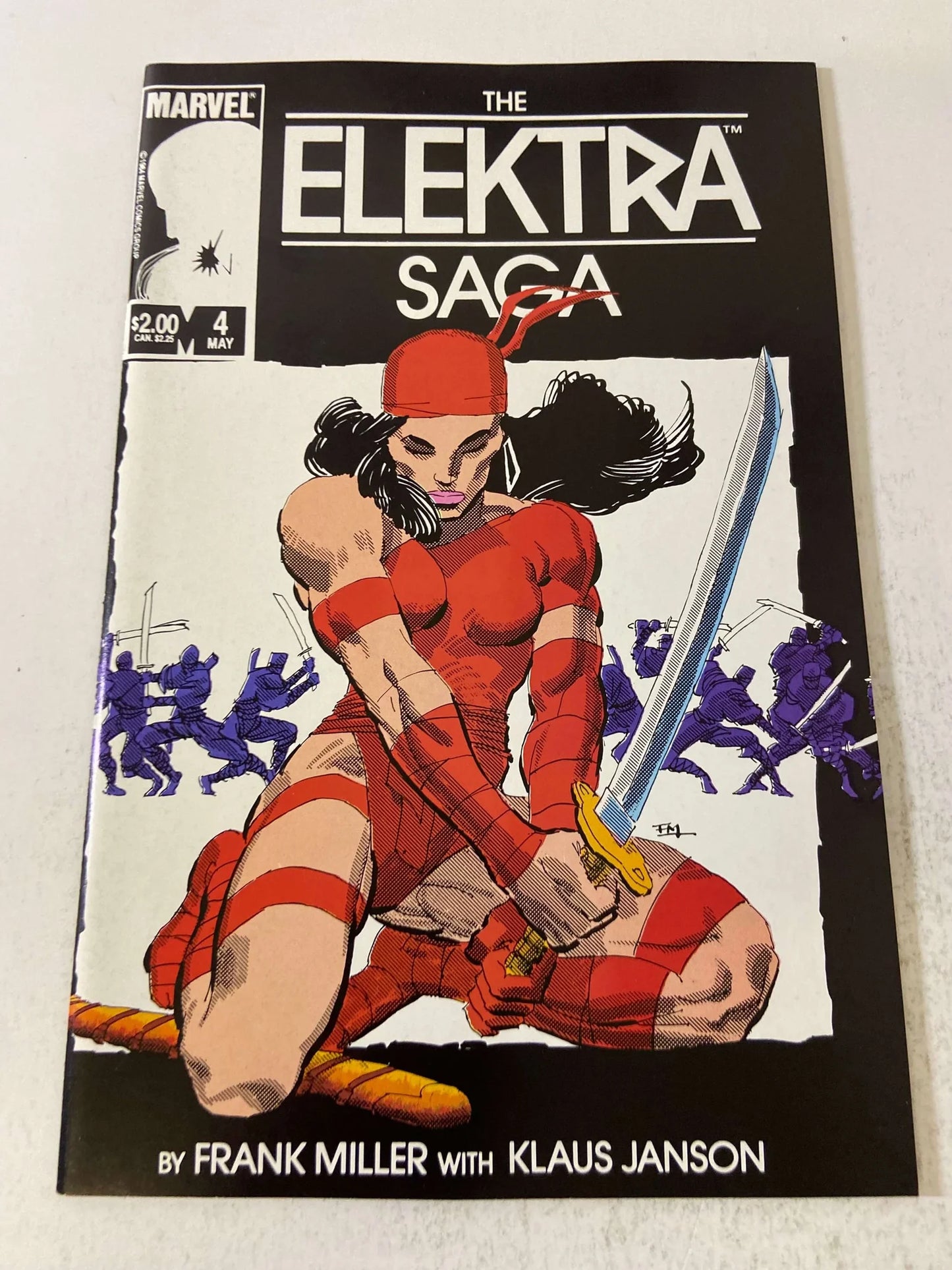 THE ELEKTRA SAGA #1-4 NM Set Frank Miller Covers
