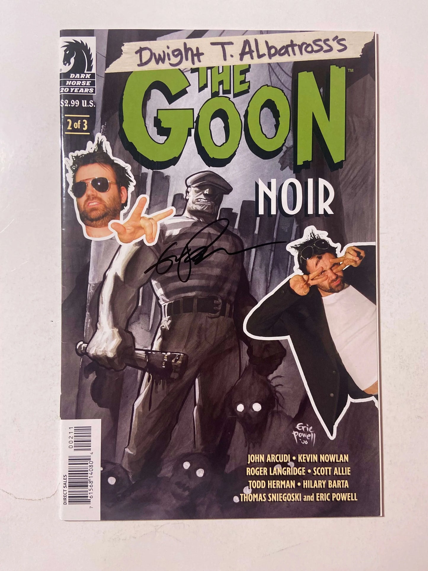 THE GOON noir #1-3 NM- Set SIGNED by Eric Powell and more!