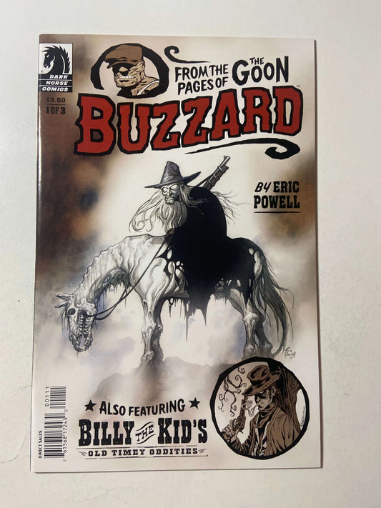 BUZZARD #1-3 NM Set Eric Powell Covers