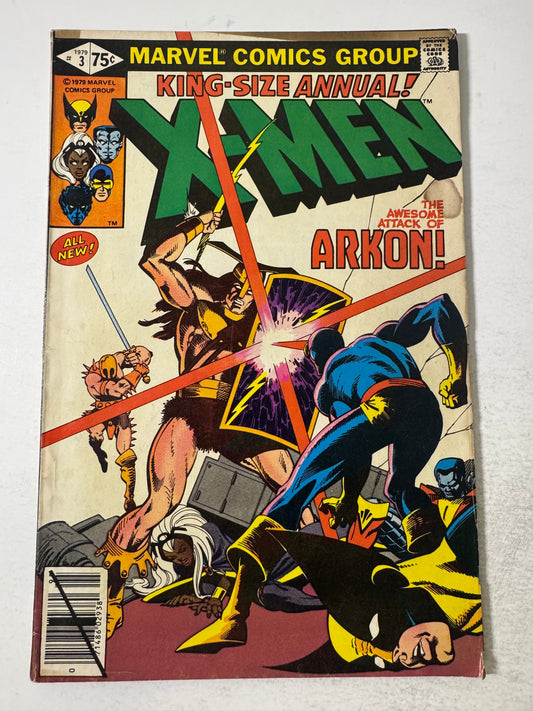 X-MEN ANNUAL #3 VG- 1979 Frank Miller Cover