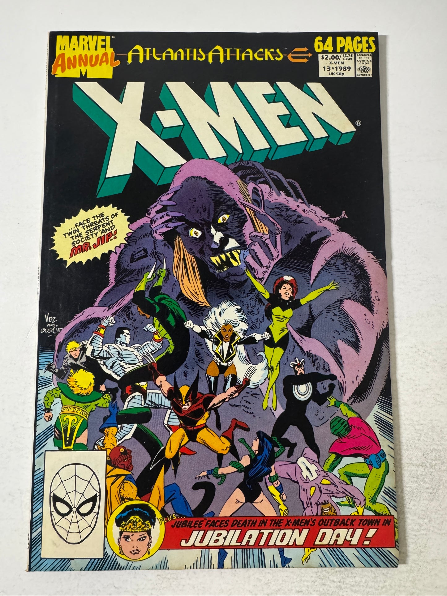 X-MEN ANNUAL #13 1989 FN-