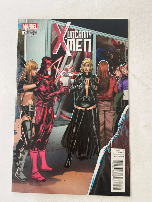 UNCANNY X-MEN #30 Vol 3 NM 1:20 Salvador Larroca Variant