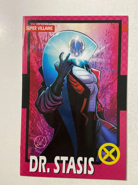 X-MEN #10 Vol 5 NM Dauterman Dr Stasis Trading Card Variant