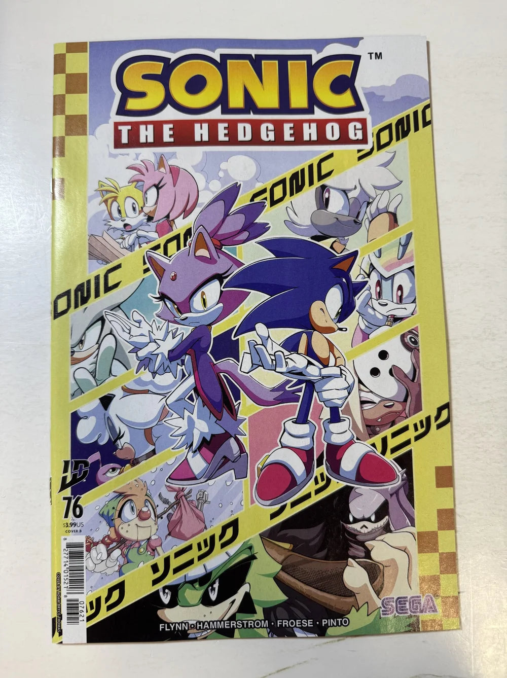 SONIC THE HEDGEHOG #76 NM B Variant