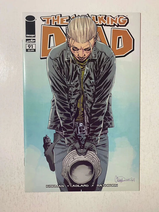 THE WALKING DEAD #91 NM- 1ST APPEARANCE