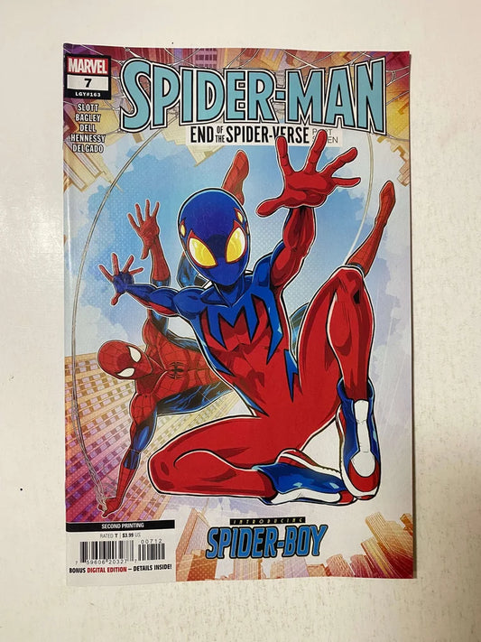 SPIDER-MAN #7 Vol 4 NM Vecchio 2nd Print Variant 1ST APPEARANCE