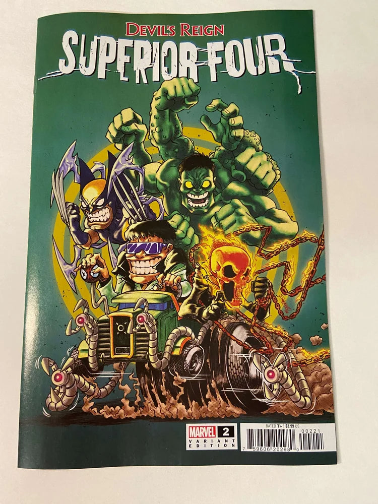 DEVIL'S REIGN SUPERIOR FOUR #2 NM Superlog Variant