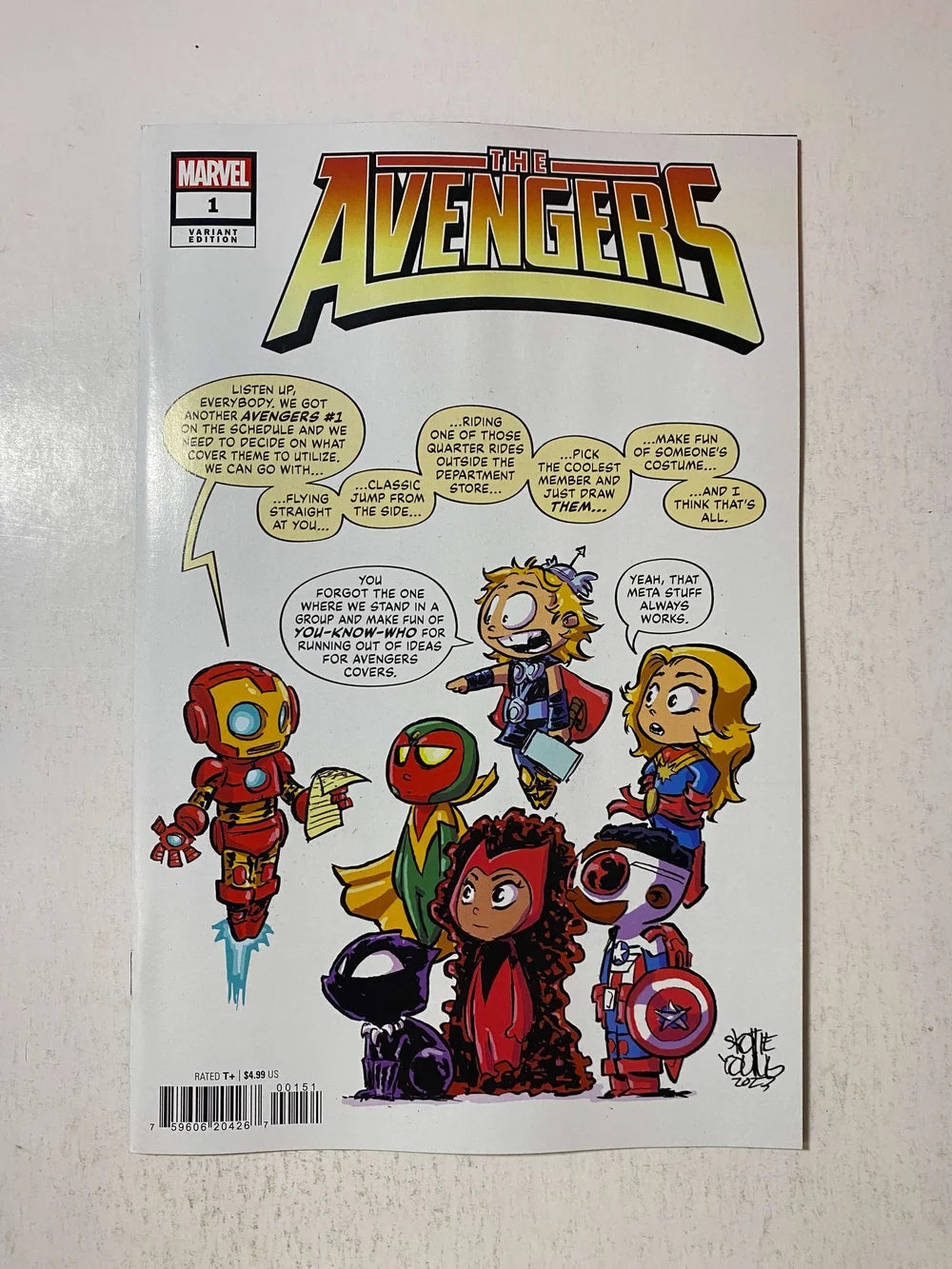 AVENGERS #11 Vol 8 NM  Skottie Young Variant