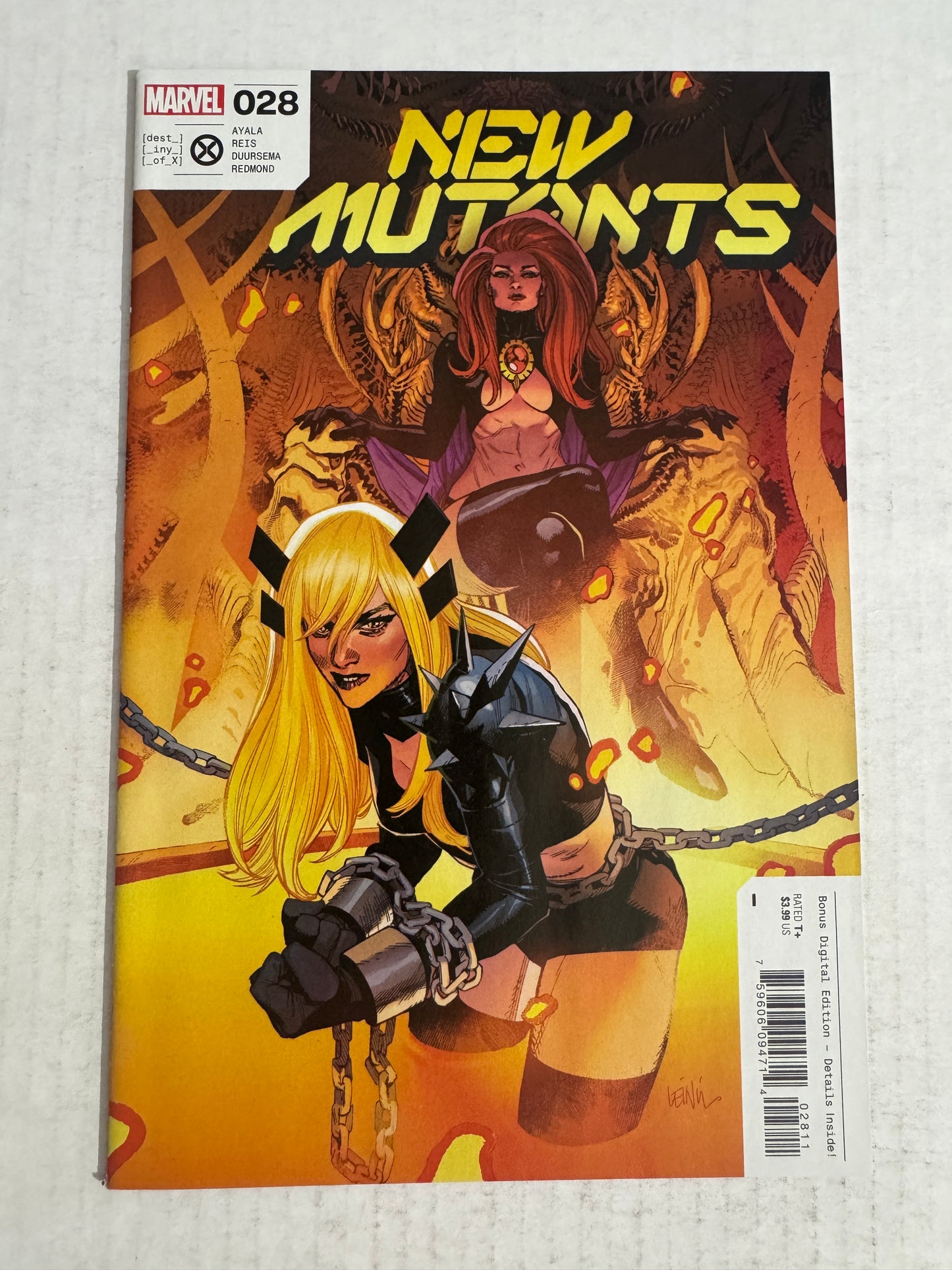 NEW MUTANTS #28 Vol 4 NM Leinil Yu Cover