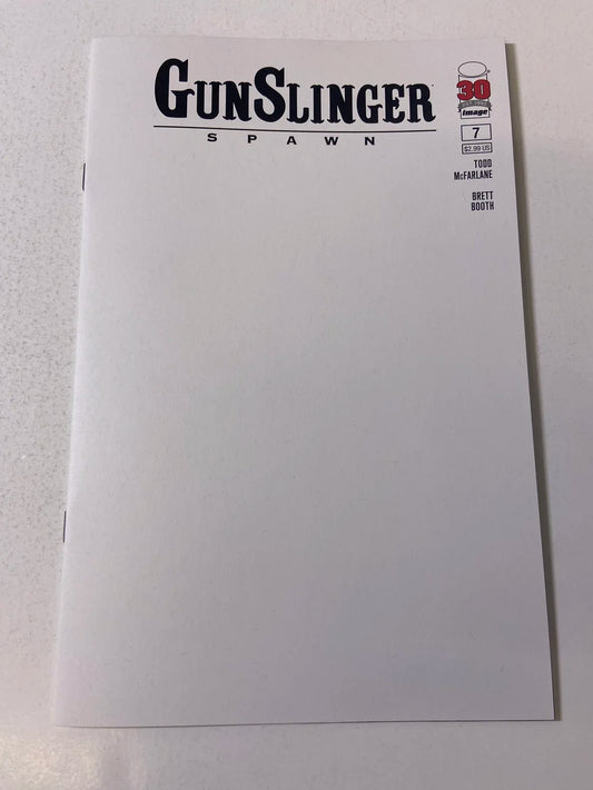 GUNSLINGER SPAWN #7 NM Blank Variant