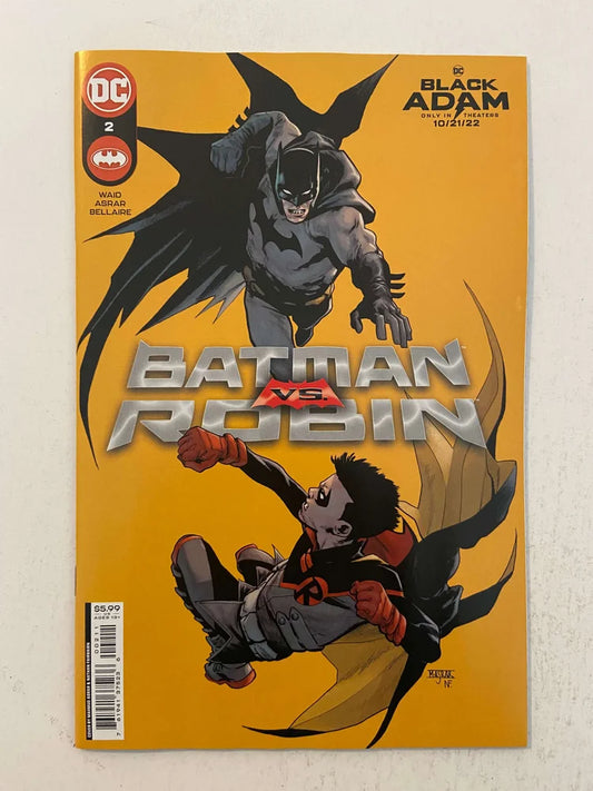 BATMAN VS ROBIN #2 NM Mahmud Asrar Cover