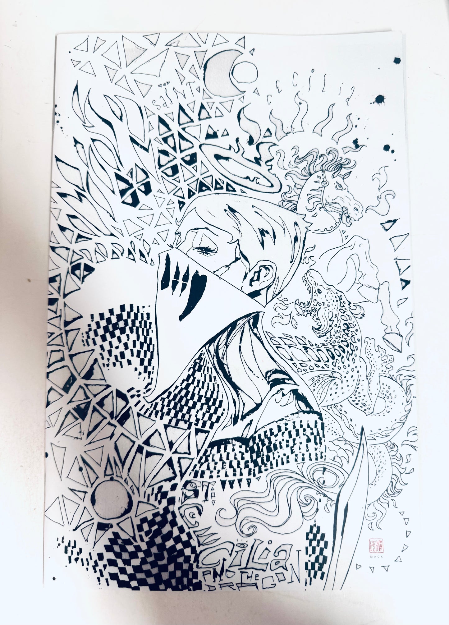 FALL OF THE HOUSE OF SLAUGHTER #1 NM Fall of the House of Slaughter #1 Cover E 1:20 David Mack Black & White Virgin Variant