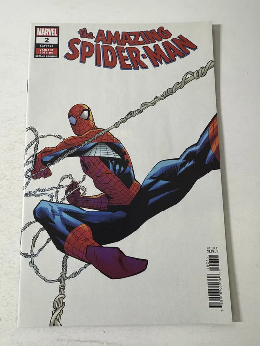 AMAZING SPIDER-MAN #2 Vol 5 NM 2nd Print Ryan Ottley Variant