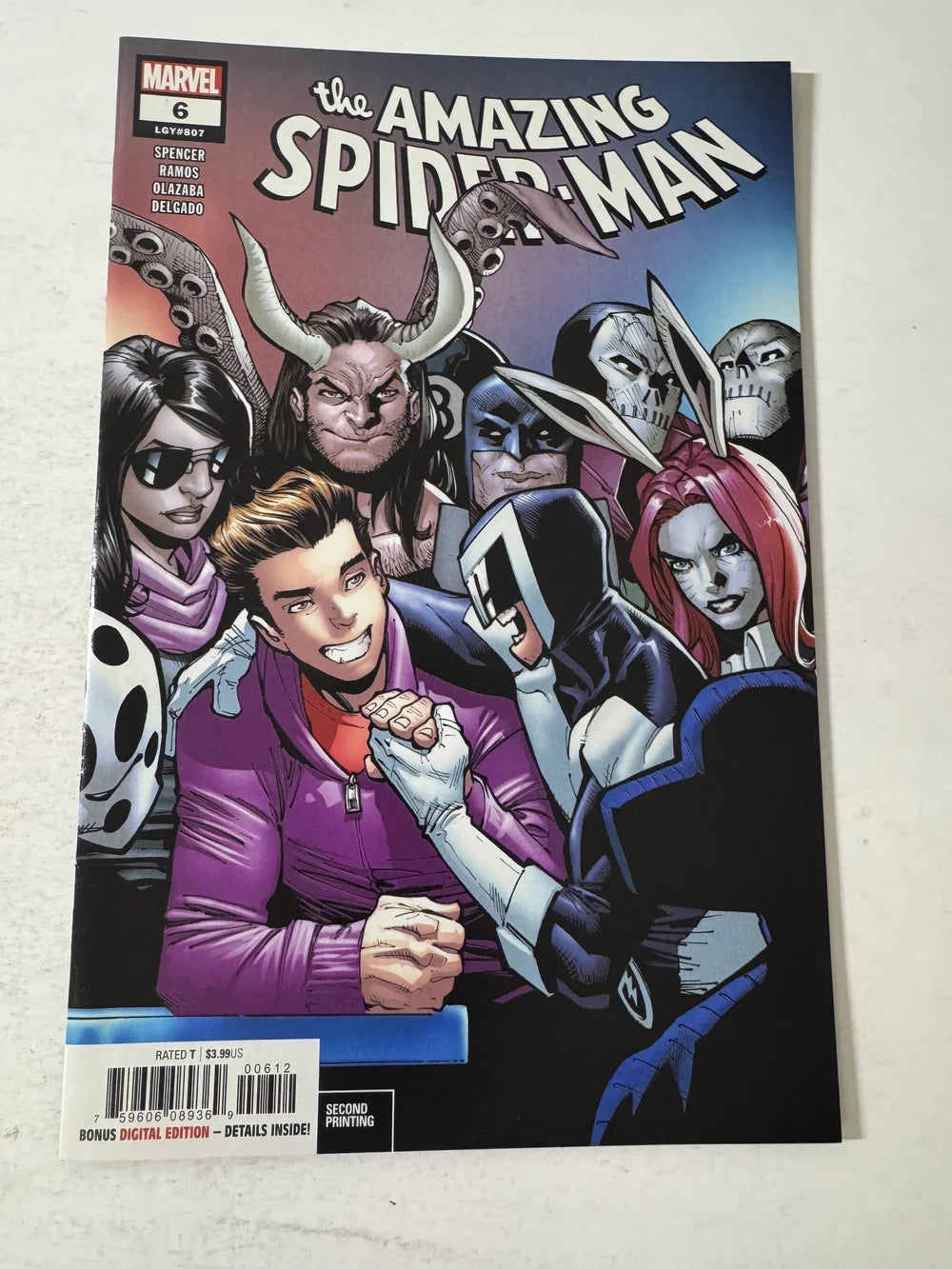 AMAZING SPIDER-MAN #6 Vol 5 NM 2nd Print Variant