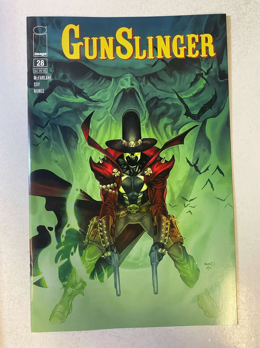 GUNSLINGER SPAWN #28 NM Paul Renaud Cover