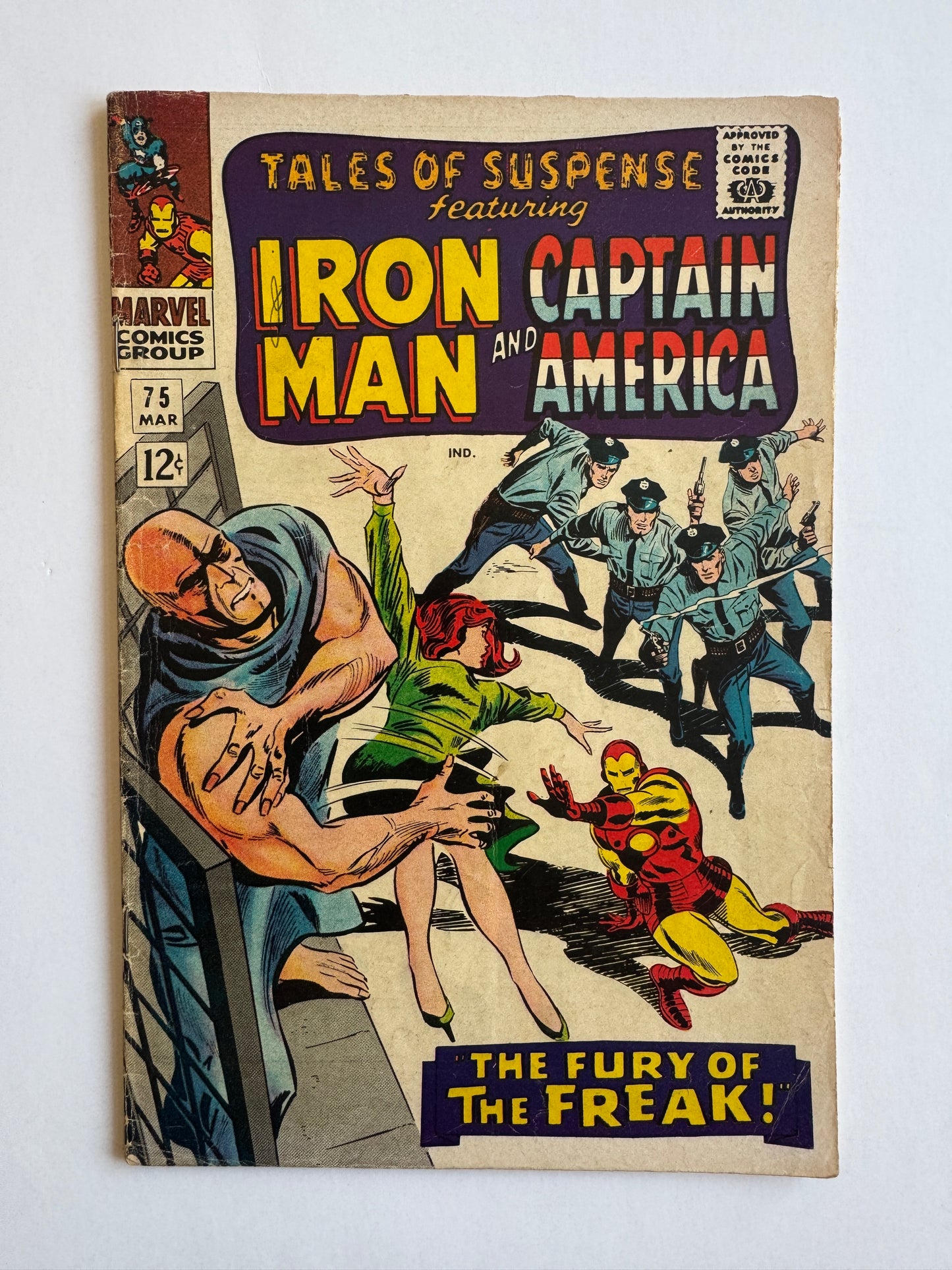 TALES OF SUSPENSE #75 VG+ 1ST APPEARANCE