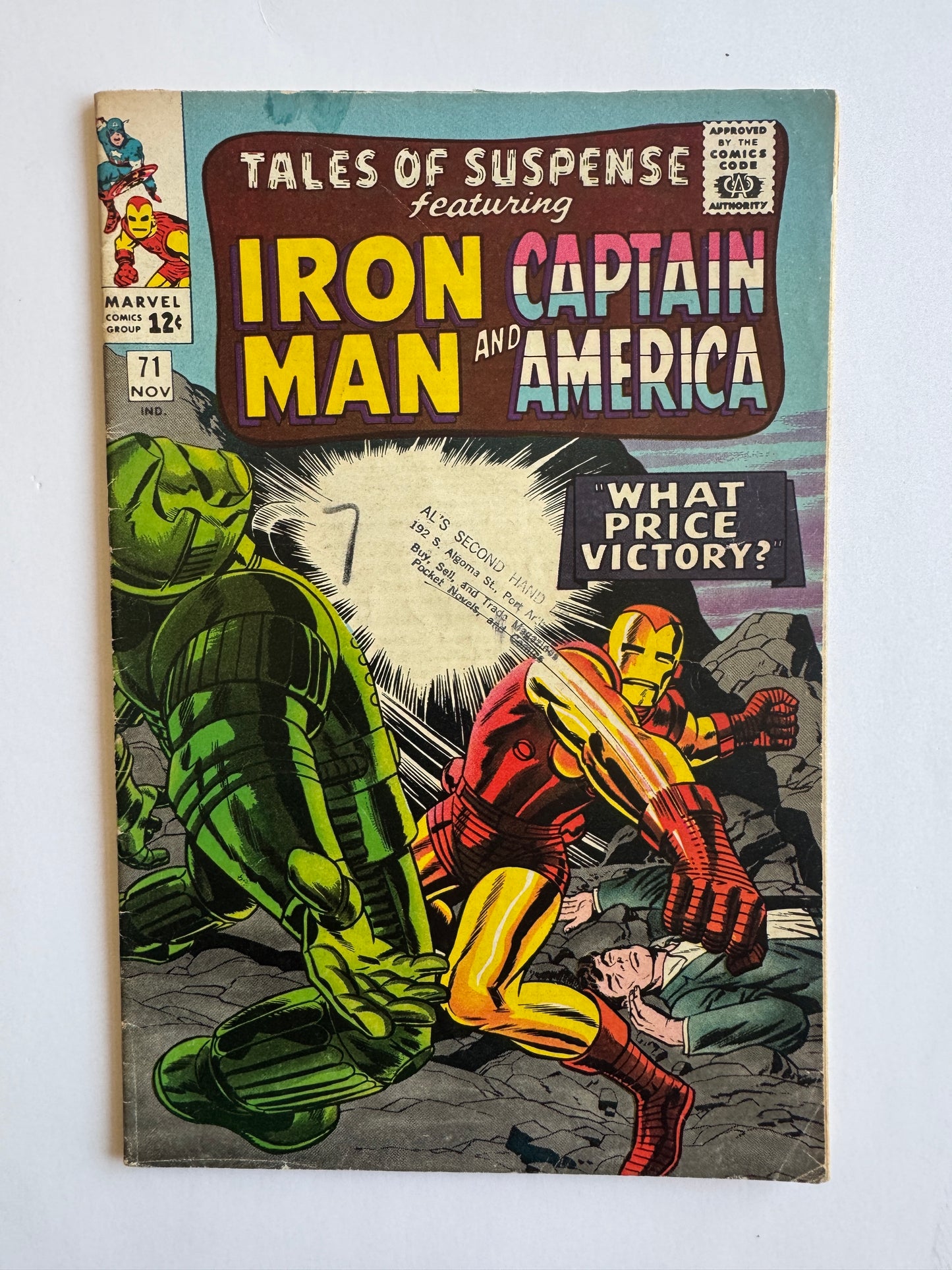 TALES OF SUSPENSE #71 VG+