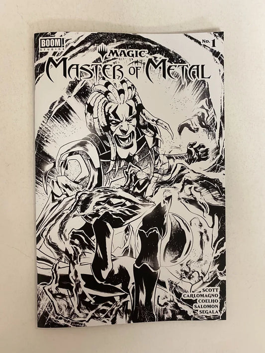 MAGIC Master of Metal NM B/W LCSD Variant