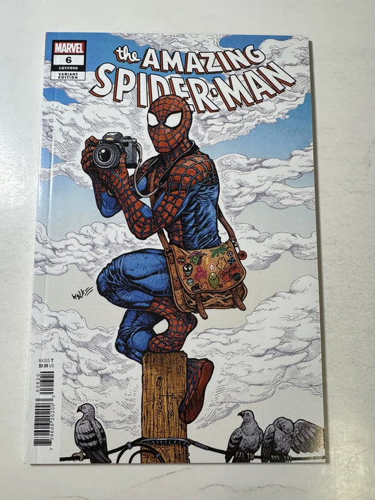 AMAZING SPIDER-MAN #6 Vol 6 NM Maria Wolf Variant