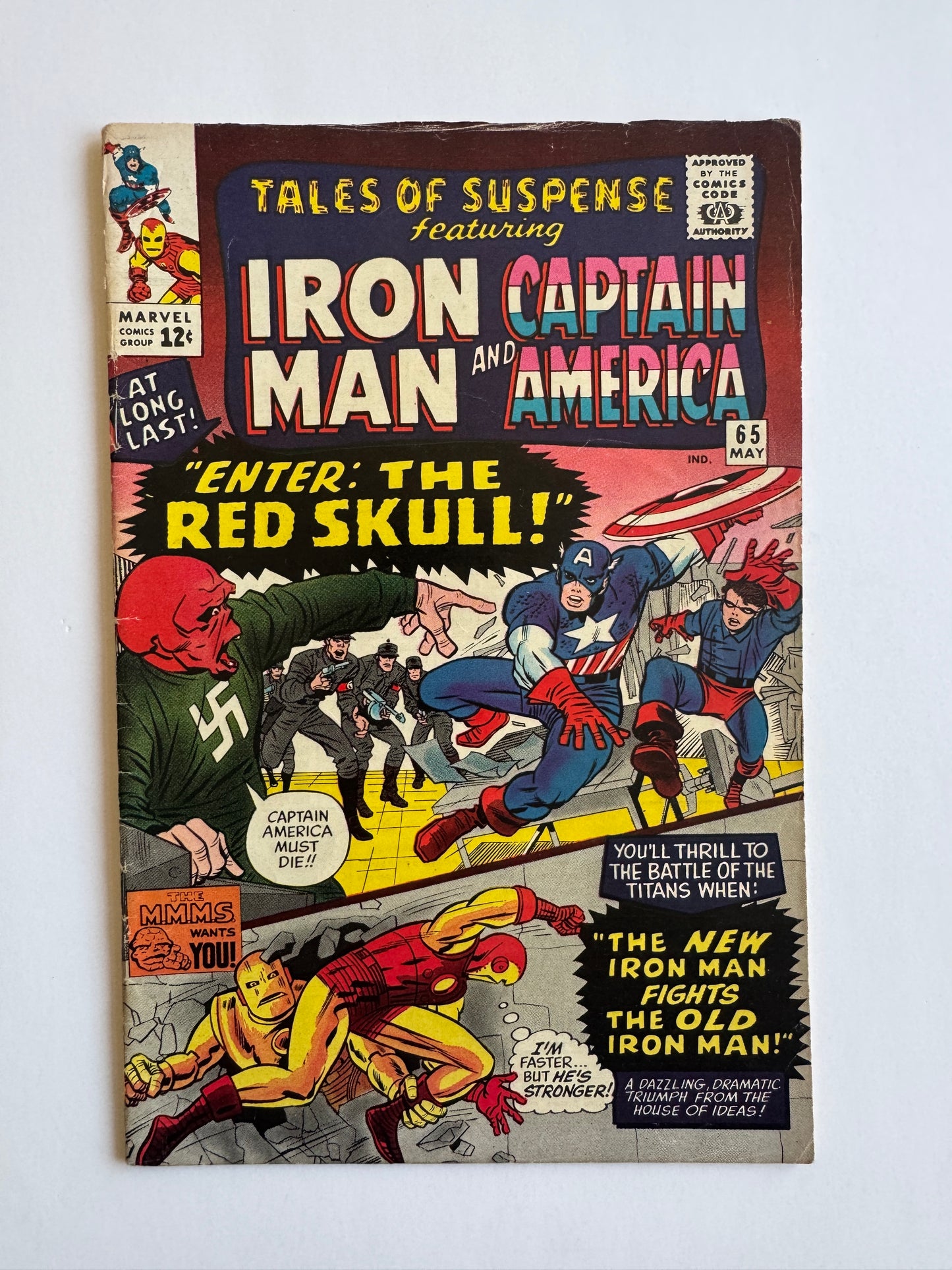 TALES OF SUSPENSE #65 VG+ 1ST APPEARANCE