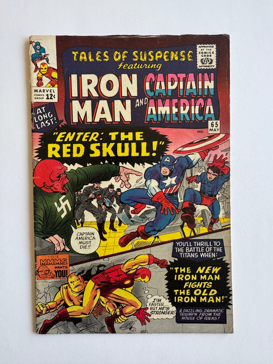 TALES OF SUSPENSE #65 VG+ 1ST APPEARANCE