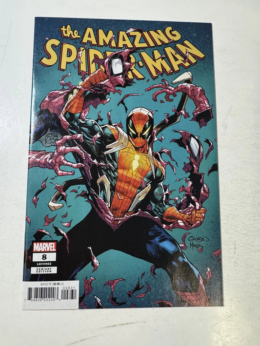 AMAZING SPIDER-MAN #8 Vol 6 NM 1:25 Patrick Gleason Variant