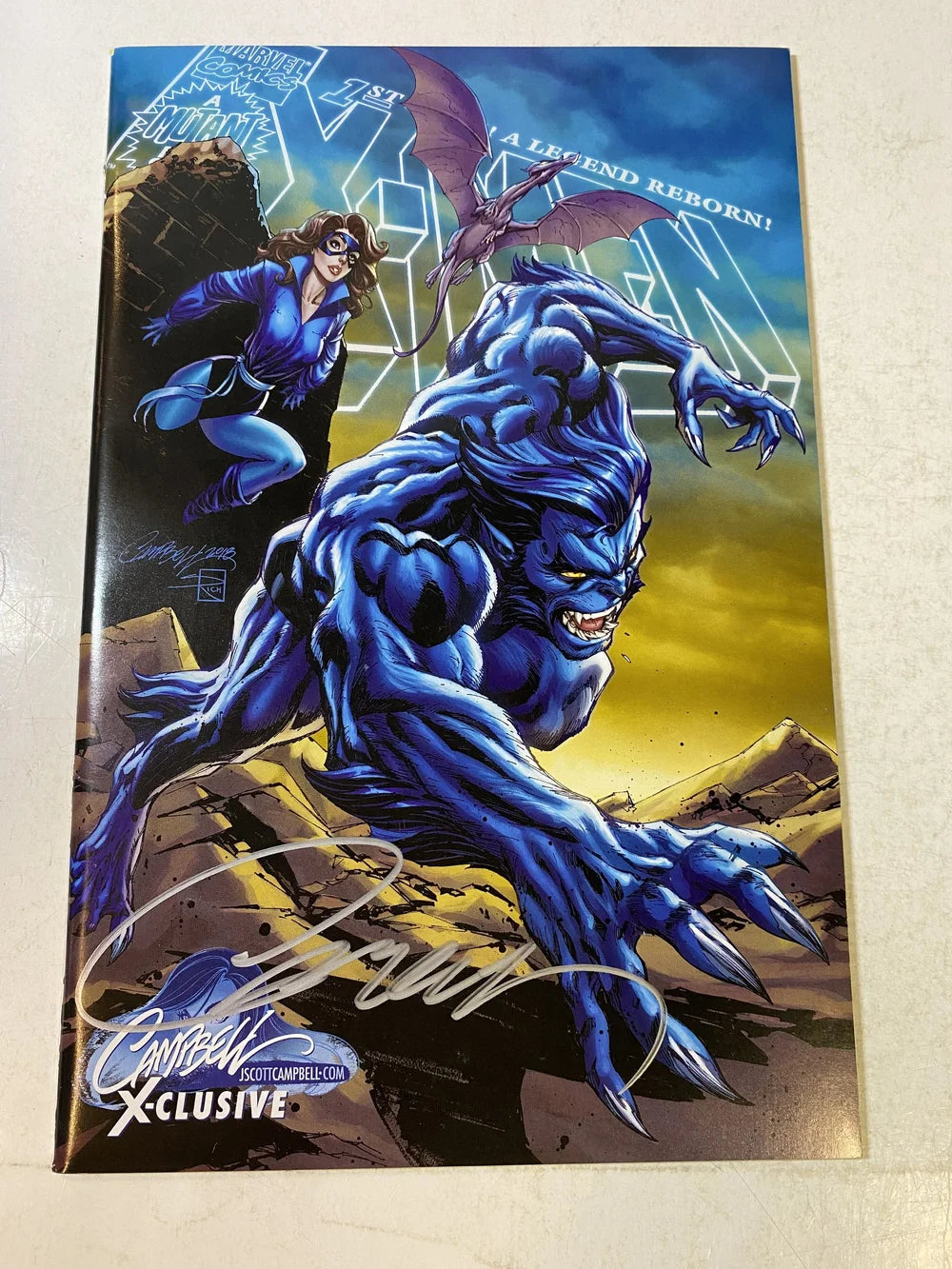 UNCANNY X-MEN #1 Vol 5 NM J Scott Campbell Variant SIGNED (Kitty Pryde Beast)